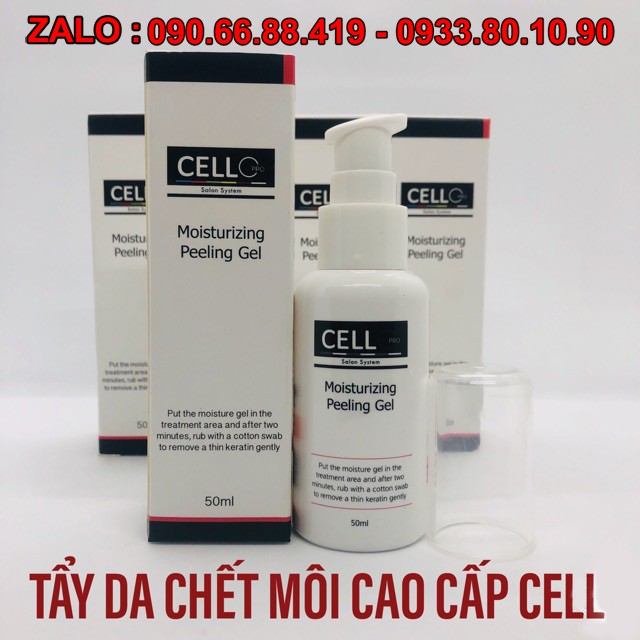 Cello Tẩy da chết môi trước khi phun xăm 50ml - Tẩy tế bào chết môi Cello 50ml phun xăm thẩm mỹ Spa