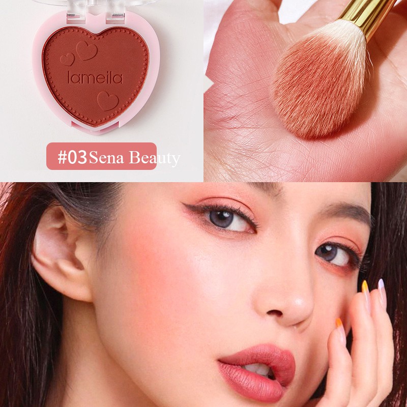 [Hàng mới về] Phấn má hồng Lameila trái tim nhỏ YR