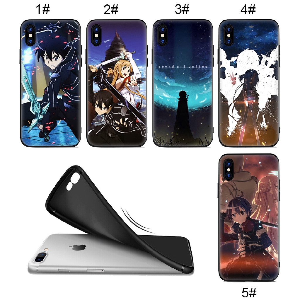 2️⃣0️⃣2️⃣1️⃣ Ốp điện thoại tpu mềm phong cách phim sword art online cho iphone xs max xr 8 7 plus 6 6s - A759