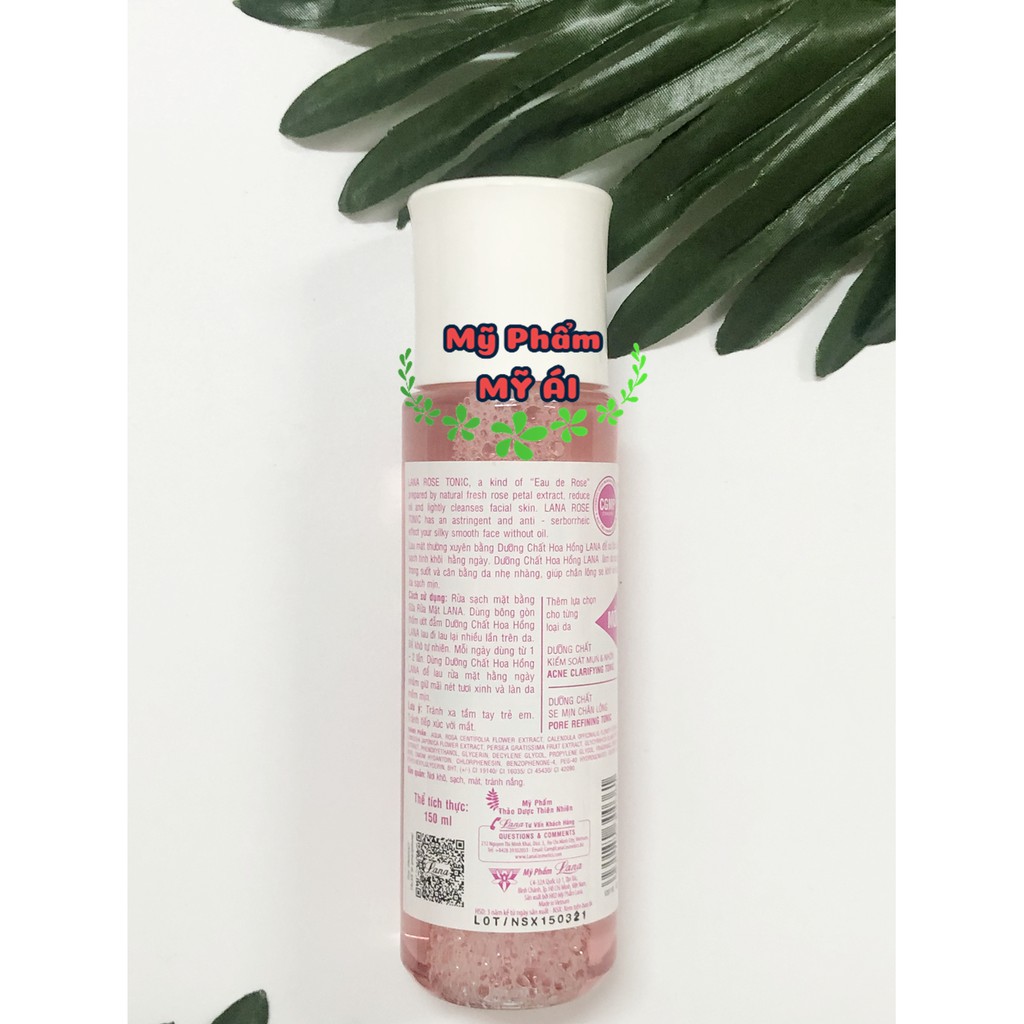 NƯỚC HOA HỒNG LANA 150ML
