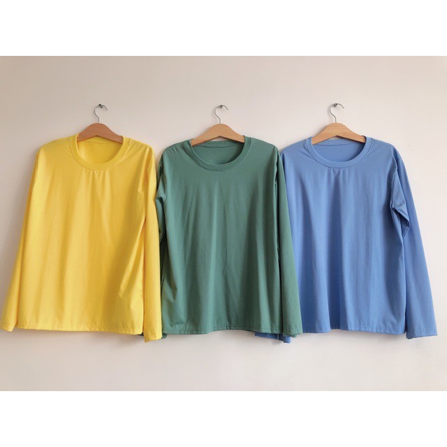 [Mã FASHIONT4WA2 giảm 10K đơn 50K] [Freeship 20k] Áo thun tay dài form rộng unisex Basic Long Tea, sweater ulzzang Wind | BigBuy360 - bigbuy360.vn