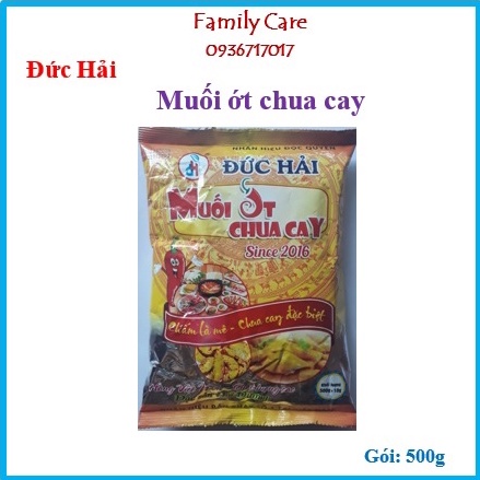 Muối bột canh chua cayHải Hảo - Đức Hải- chấm hoa quả, thịt... gói 500g