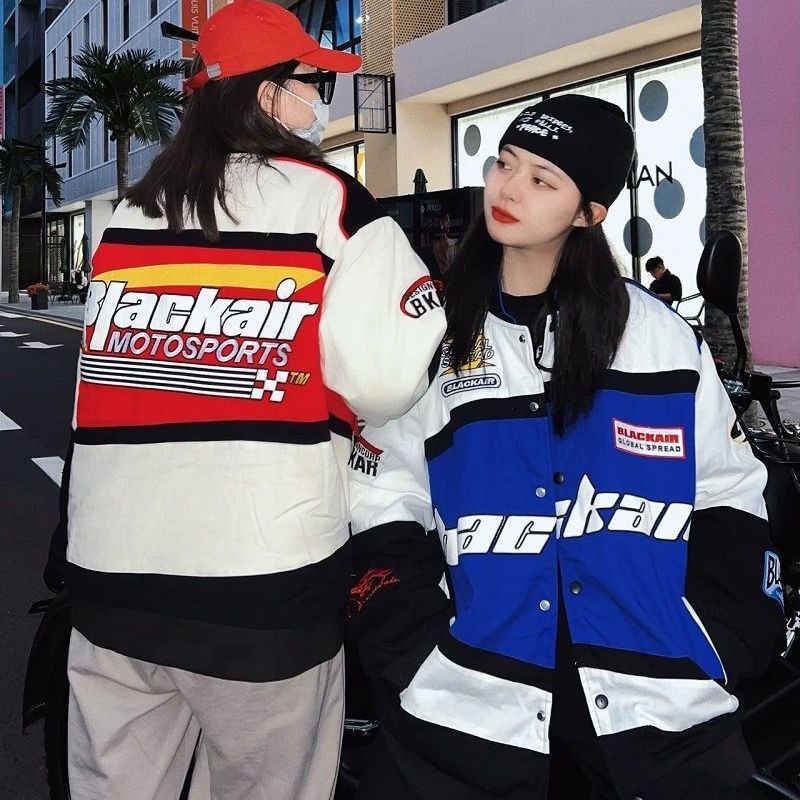 Áo khoác bomber MMIOT dày dặn thêu chữ phong cách hip hop thời trang mùa đông 2023