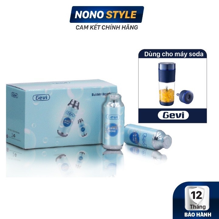 Viên Tạo Gas Soda Gevi, Set 10 Viên