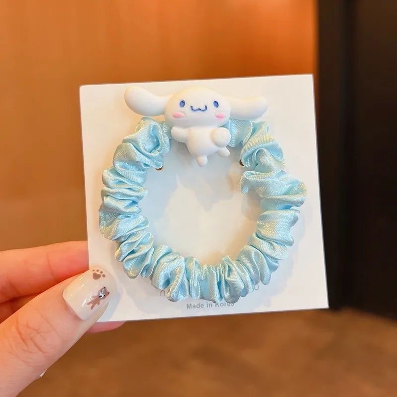 Dây Buộc Tóc Cao Su Họa Tiết Hoạt Hình Cún Cinnamon Ngọt Ngào Cho Học Sinh