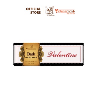 Socola Valentine đen cung cấp dinh dưỡng dồi dào, đặc biệt phù hợp cho người ăn kiêng,.. - 37g - Vinacacao