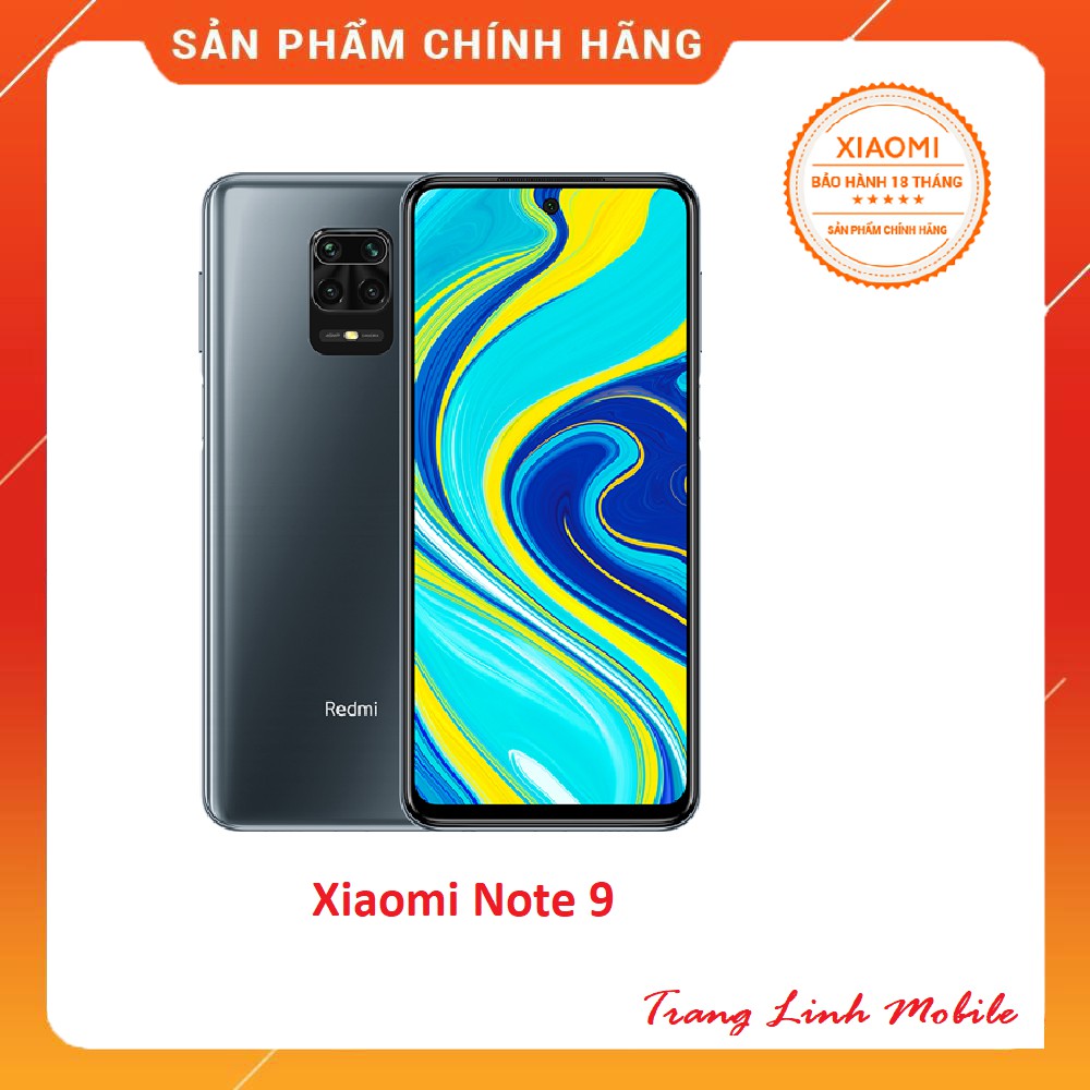 Điện thoại Xiaomi Redmi Note 9 - Hàng Chính Hãng Mới 100%