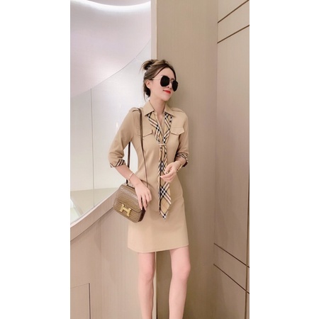 Đầm polo BURBERRY BBR thời trang, thiết kế mới nhất 2021