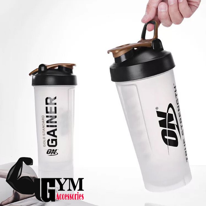 Bình lắc thể thao 1 Lít bình nước tập gym Shake bottle ON Gold Standard chính hãng 1 Lít