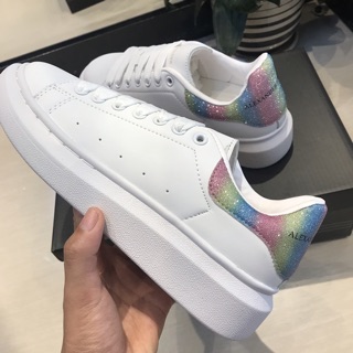 giày Mcqueen cầu vồng nữ