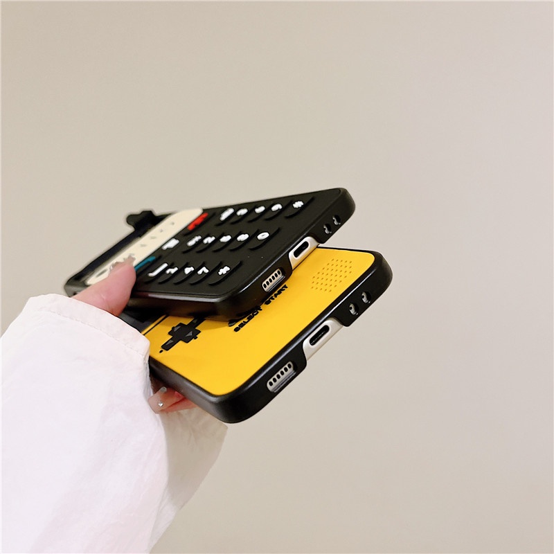 Ốp Điện Thoại Silicon Chống Sốc Hình Máy Chơi Game 3D Cho Samsung Galaxy Z Flip 3 4 5G 2 Trong 1 Samsung Z Flip3