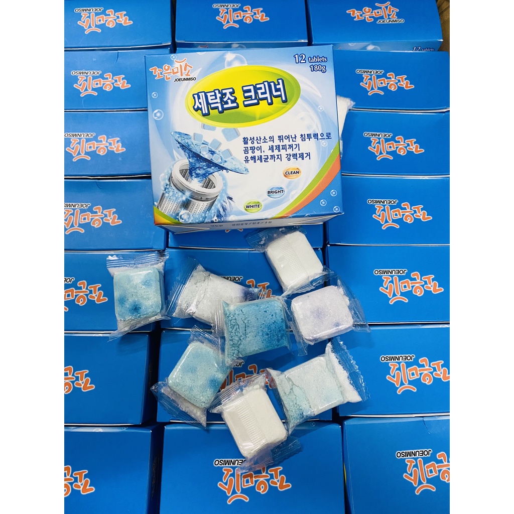 Viên Tẩy Lồng Máy Giặt JOEUNMISO Hàn Quốc Tiện Lợi, Hiệu Quả Cao