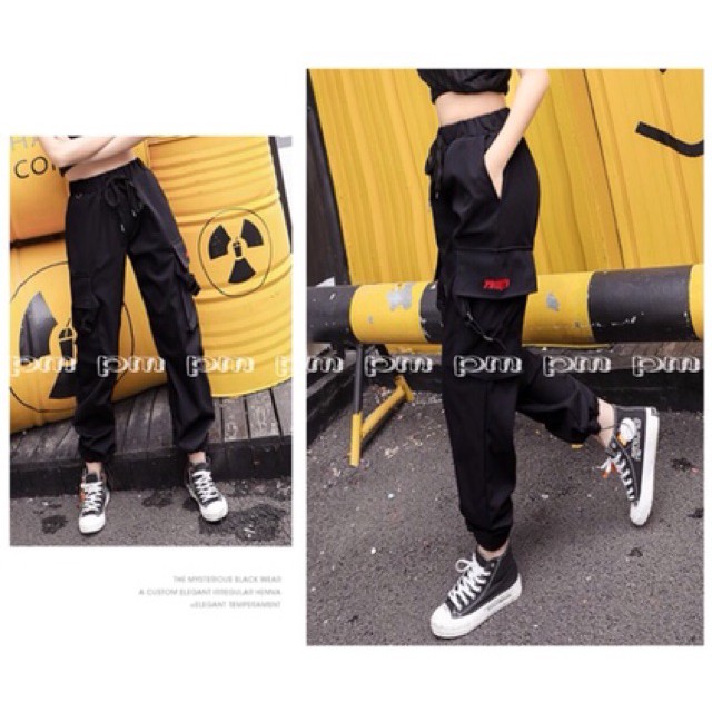 Quần Kaki túi hộp khuyên thêu chữ | BigBuy360 - bigbuy360.vn