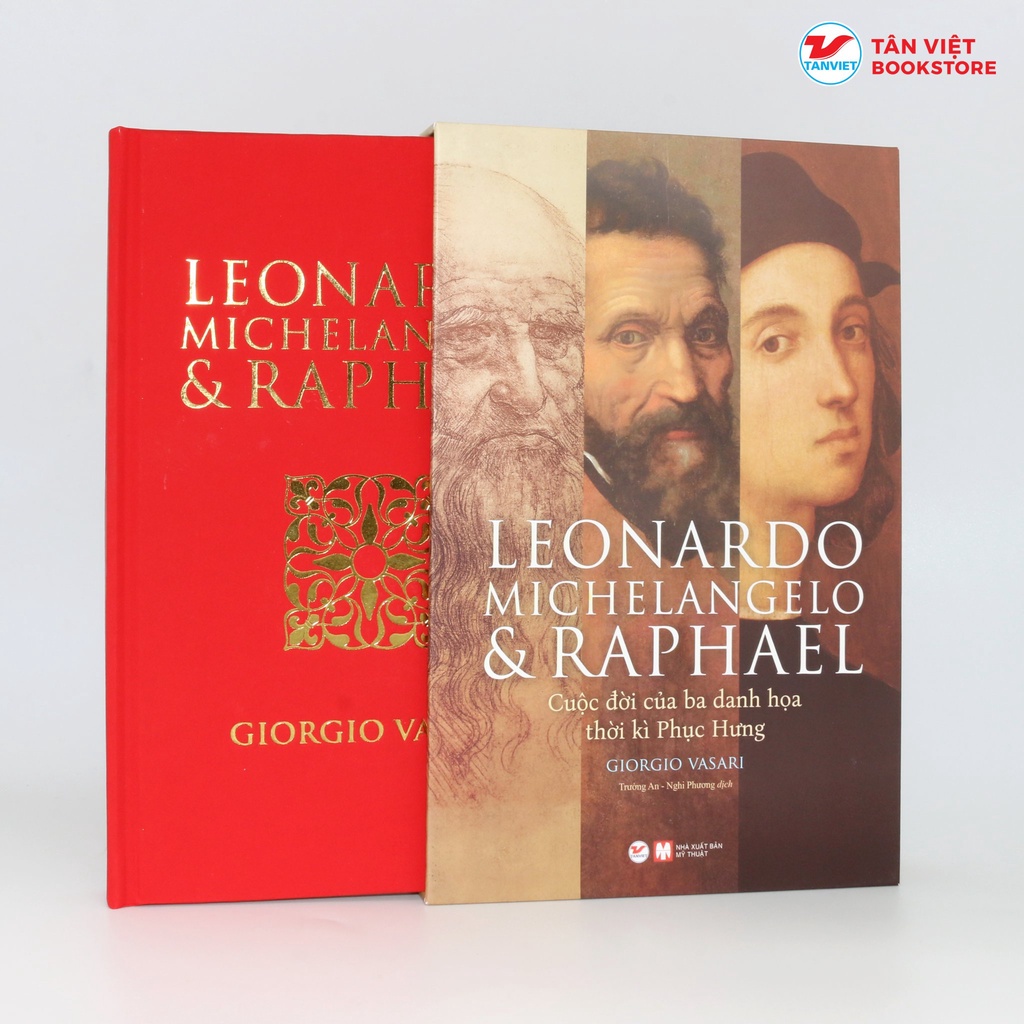 Sách - DELUXE BOOKS - Leonardo, Michelangelo và Raphael - Cuộc Đời Ba Danh Họa Thời Kì Phục Hưng