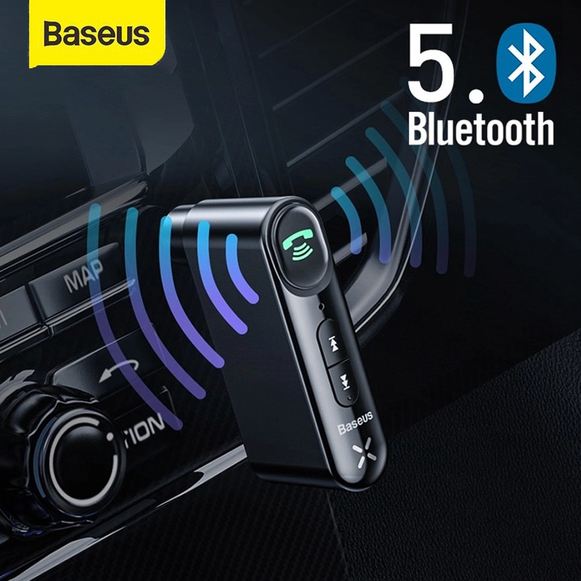 Đầu chuyển đổi Baseus Audio AUX 3.5mm ra Bluetooth ( Car AUX 3.5mm Bluetooth Receiver/ Adapter)