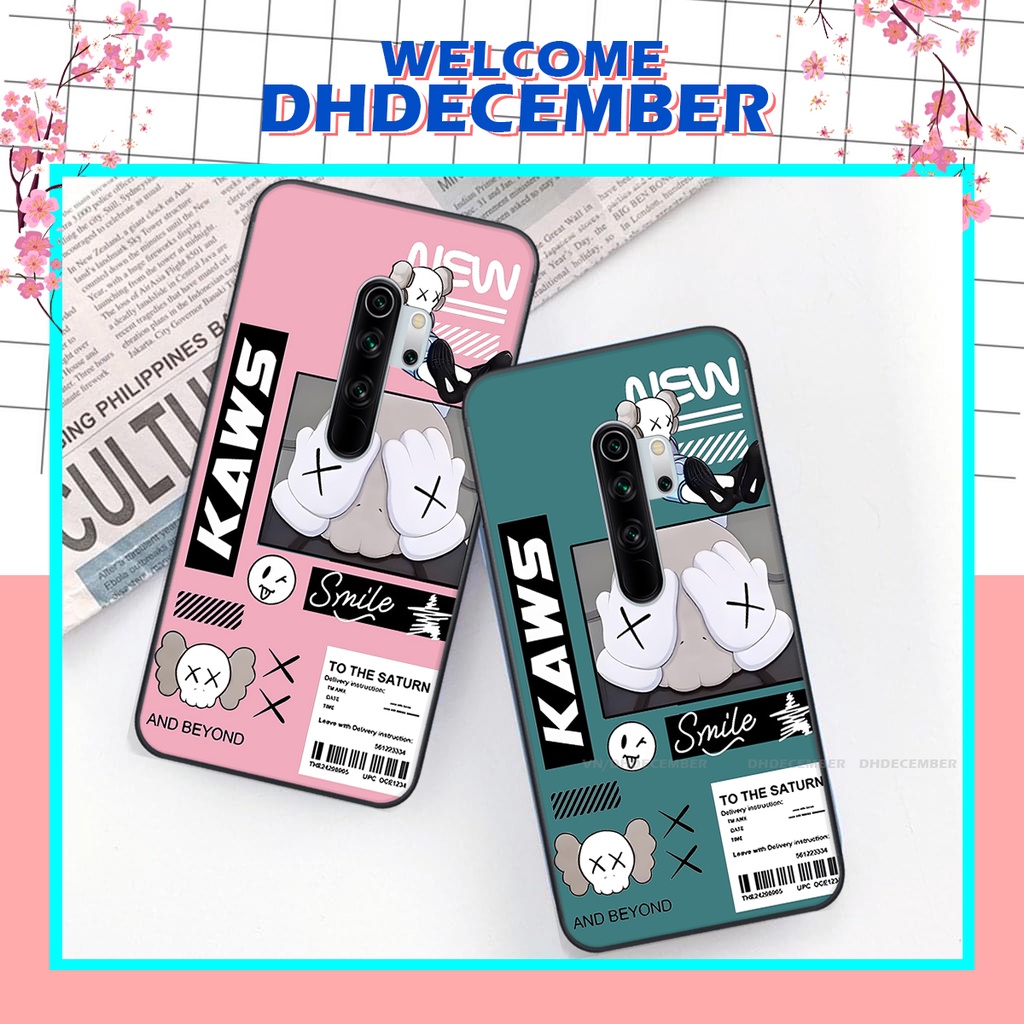 Ốp lưng Xiaomi REDMI NOTE 8 PRO in hình gấu K@ws, gấu nâu, dor@emon RẺ- ĐẸP- BỀN