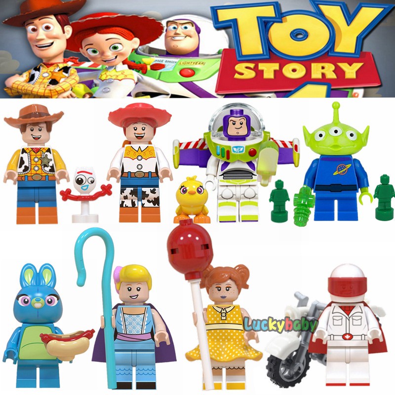 Mô Hình Nhân Vật Buzz Lightyear Woody Jessie Alien Trong Phim Toy Story 4