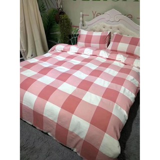 Chăn mềm muji kẻ to xuất nhật