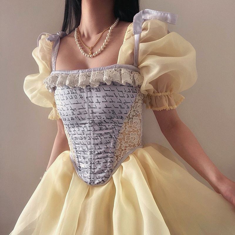 Áo Nịt Ngực Không Tay In Chữ Phong Cách Vintage Gợi Cảm Cho Nữ