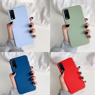 Ốp điện thoại TPU siêu mỏng đơn giản thời trang cho Vivo Y20 Y12S Y20I V20 SE V19