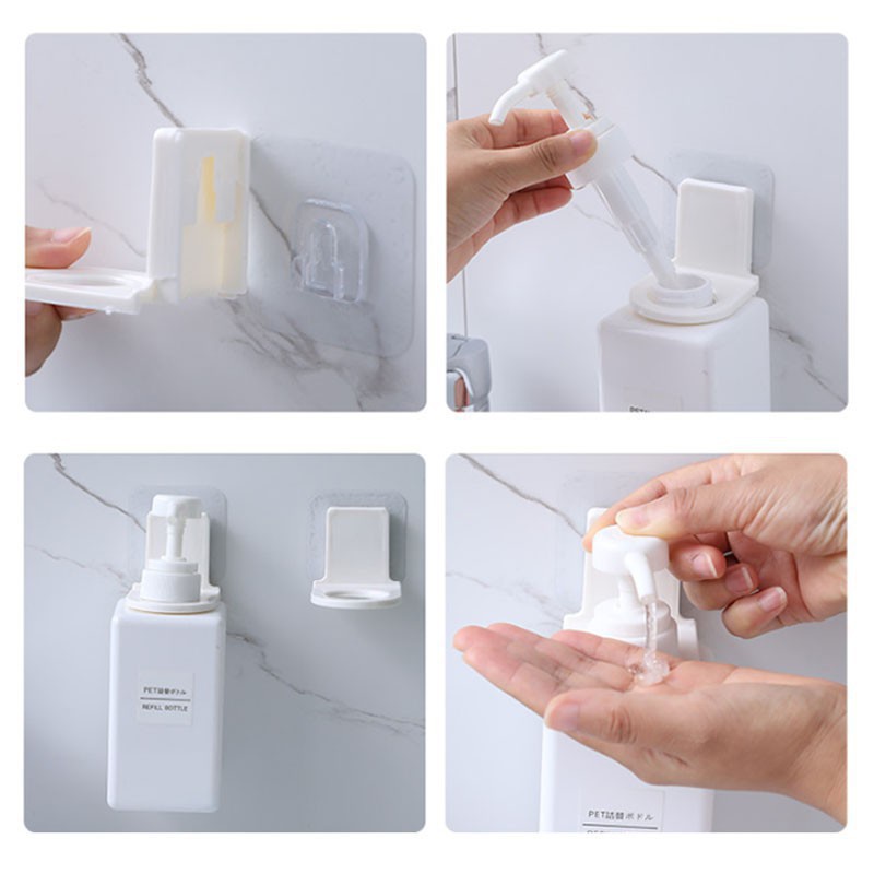 Móc Treo Dầu Gội Đầu , Móc Treo Chai Sữa Tắm Dán Tường Nhà Tắm Siêu Chắc 88100 Lamon Store