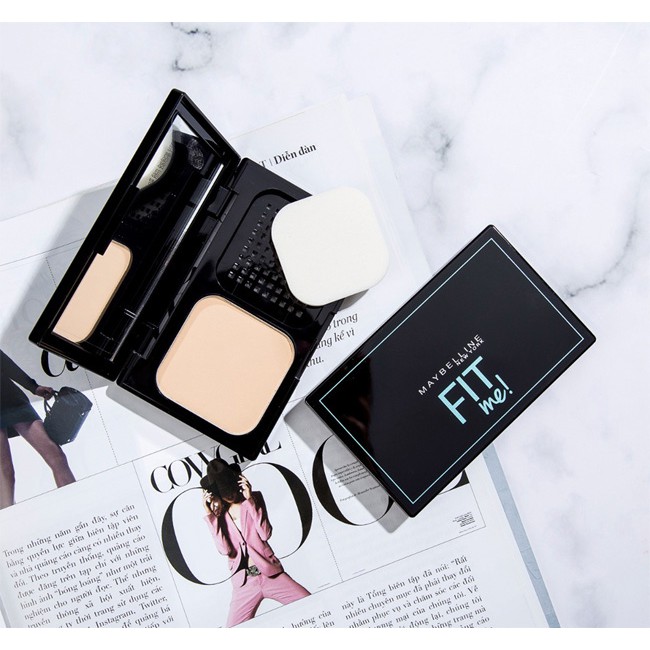 Phấn Nền Maybelline Fit Me Skin Fit Powder Foundation Mịn Lì 9g