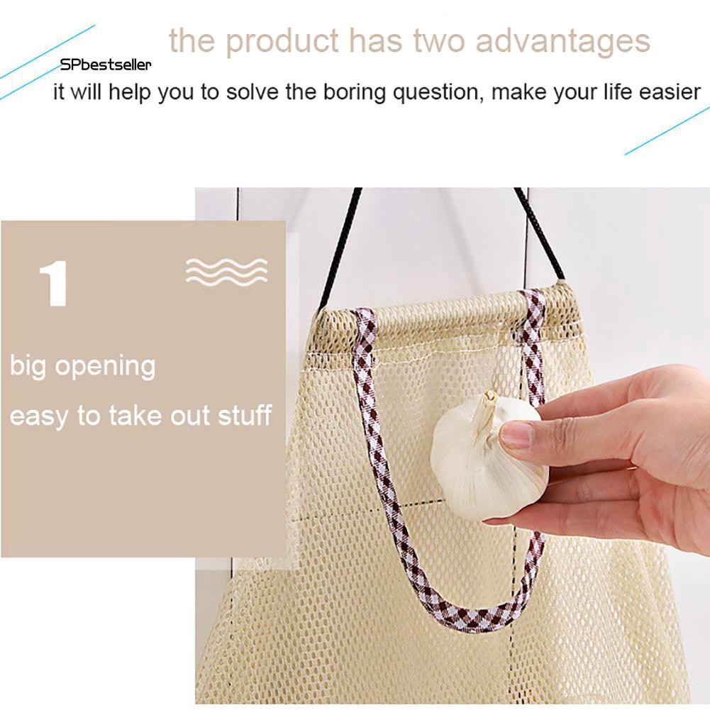 Túi lưới treo rau củ đa năng tiện lợi