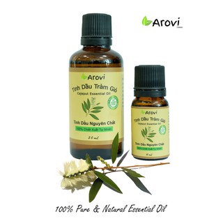Tinh Dầu Tràm Arovi Nguyên Chất 50mL - 100% Thiên Nhiên - Cam kết chất lượng