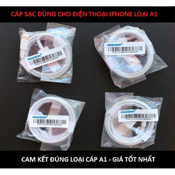 Dây Cáp Sạc Foxconn- Dây Cáp Iphone Loại A 1 có ( ảnh thật )