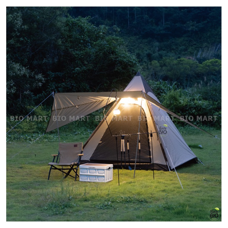 Lều Cắm Trại Lều Dã Ngoại 4-6 Người Thông Thoáng – Lều Mái Che Đi Phượt Cắm Trại Dã Ngoại Du Lịch Chống Thấm - BIO209