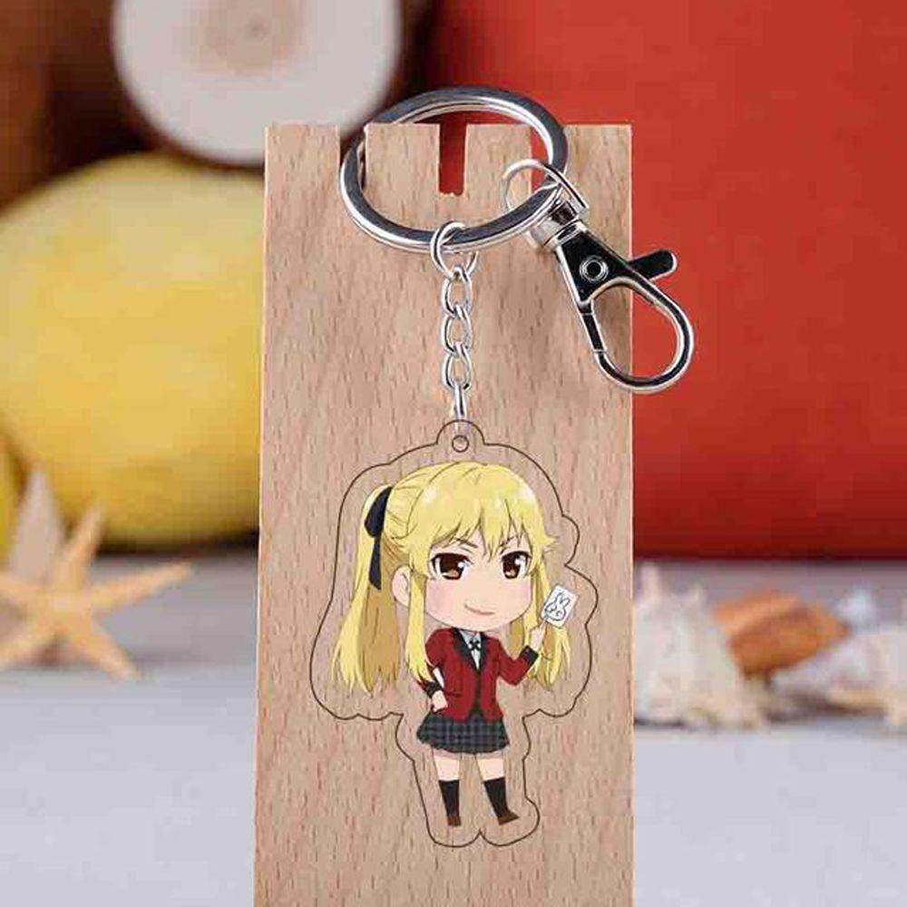 LANFY Móc Khóa Hình Nhân Vật Anime Hai Mặt Bằng Acrylic