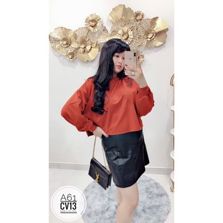 Bigsize Áo croptop A61