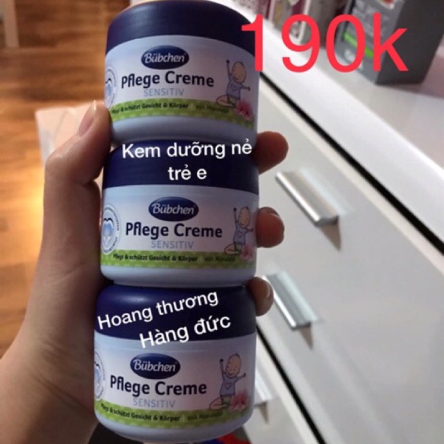 Kem dưỡng da Bubchen Plege Creme 75ml Đức