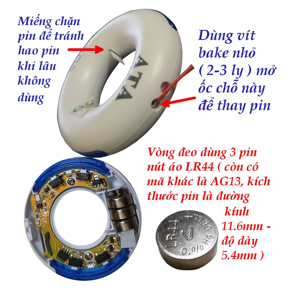 Vòng đeo báo động khẩn cấp ATA AT-911S dùng hỗ trợ người già , trẻ nhỏ - kết nối không dây