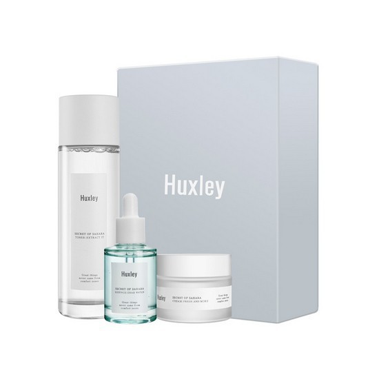 Bộ Dưỡng Da Cấp Ẩm Dành Cho Da Dầu Huxley Hydration Trio Set