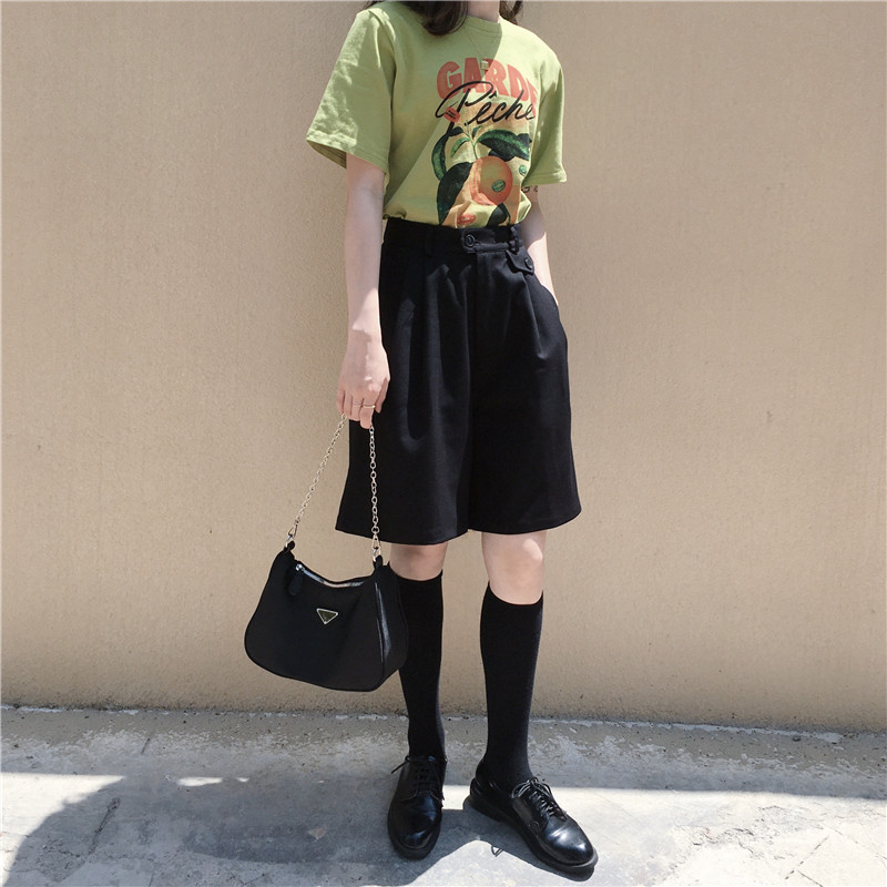 Túi xách dây đeo phối xích màu đen thiết kế thanh lịch thời trang