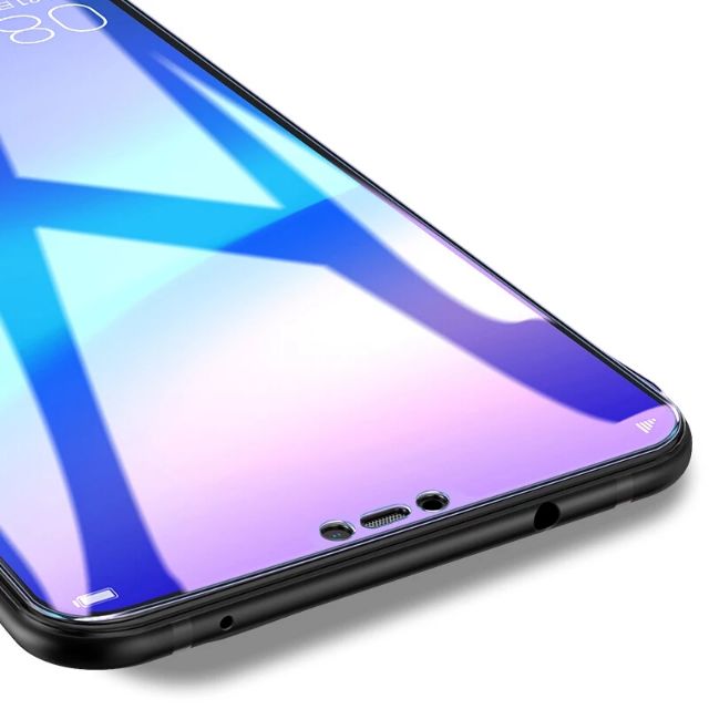 Cường lực Huawei Nova 3e FREESHIP Từ 50k tím chống tia UV hại mắt tặng keo mép giấy lấy bụi (gần full màn)