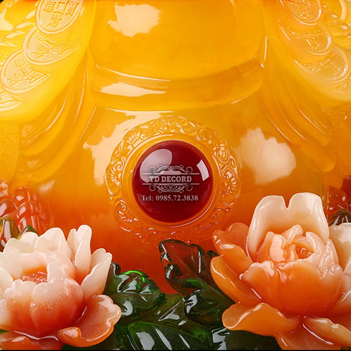 Tượng Thiềm Thừ ( Cóc 3 Chân ) Hoa Sen Hoa Mẫu Đơn _ Tượng Phong Thủy Trang Trí _ Quà Tặng Tân Gia Khai Trương | BigBuy360 - bigbuy360.vn