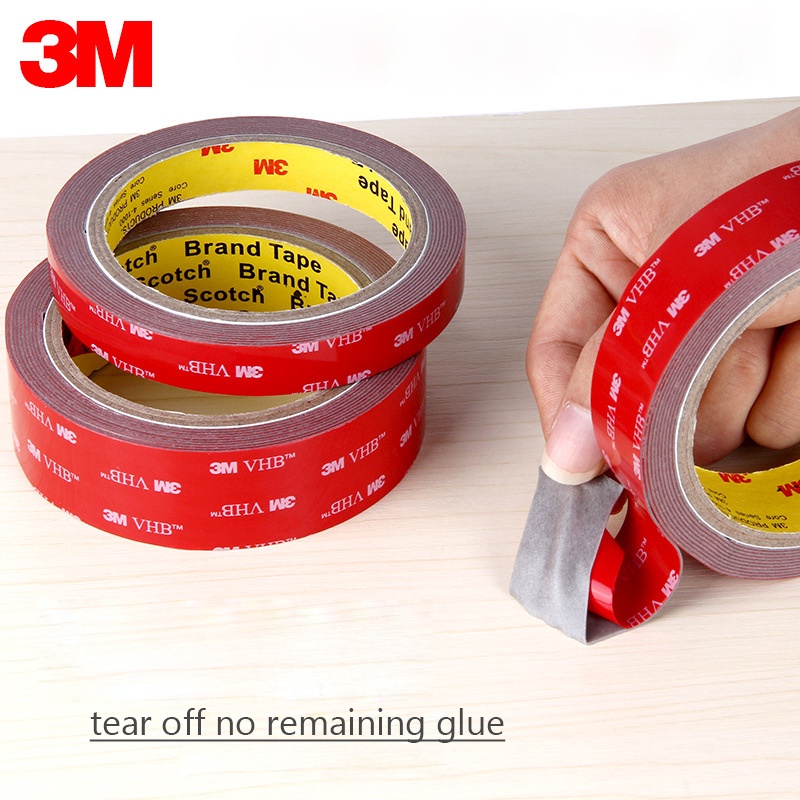 Cuộn Băng Keo Xốp Hai Mặt Dài 3M Dùng Trang Trí Nội Thất Xe Hơi DIY
