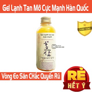 Gel Lạnh Tan Mỡ Hàn Quốc. kem bôi tan mỡ bụng