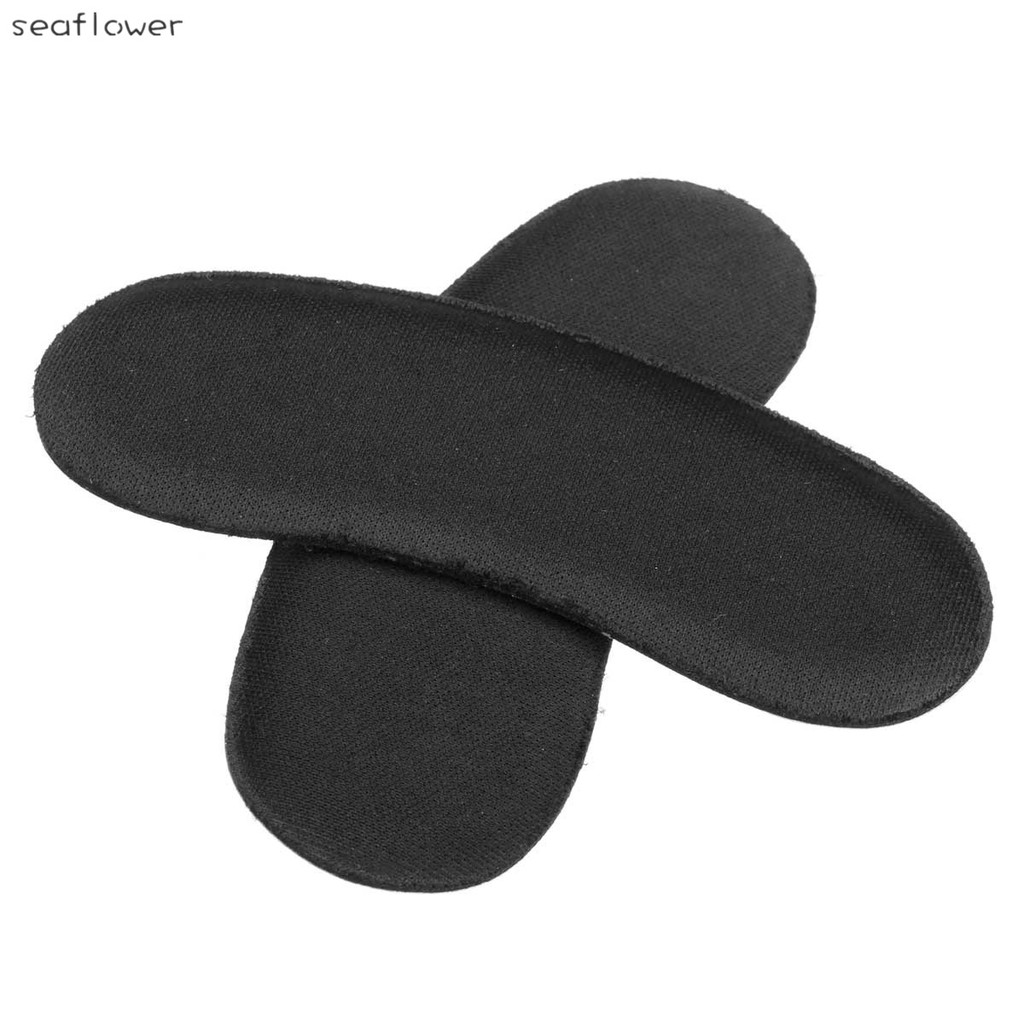 ♪♬❦ Clothingshoesaccessorie Black Sticky Fabric Shoe Heel Inserts Insoles Pads Cushion Grips