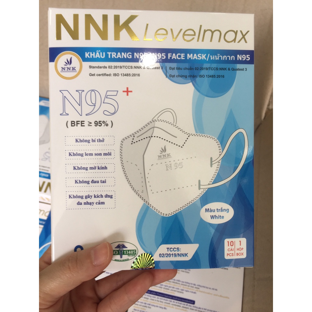 Khẩu trang y tế N95 NNK Diamond kháng khuẩn hộp 10 cái