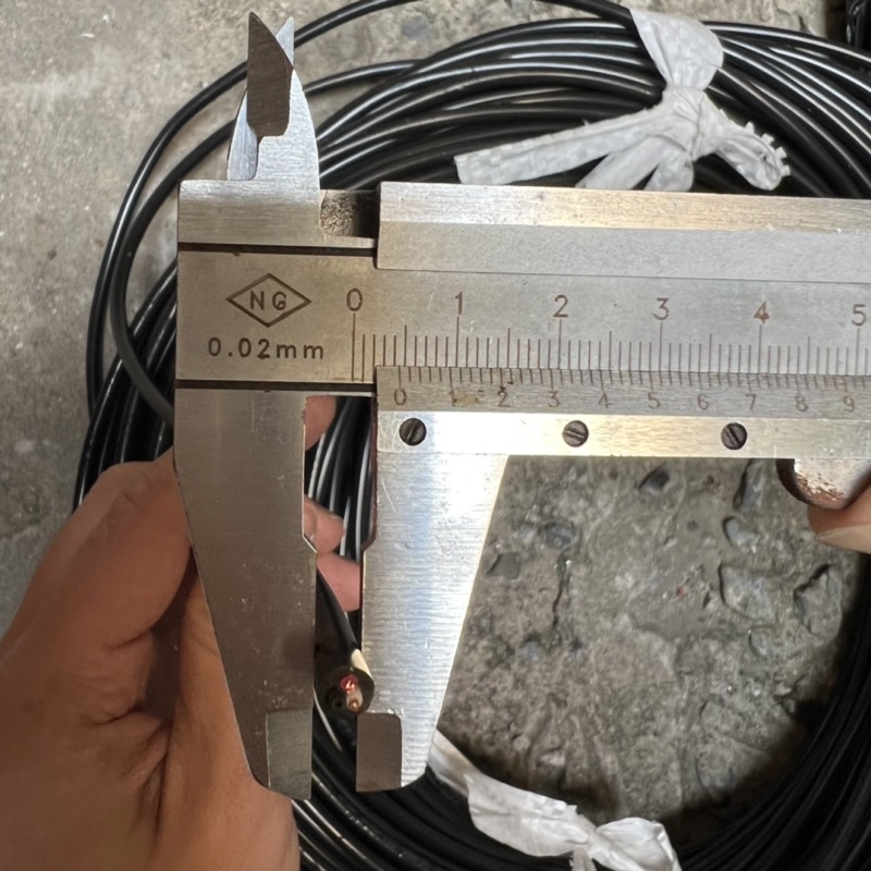 Dây điện 3 lõi 0.3mm2 - Cáp tròn đen - 100 mét