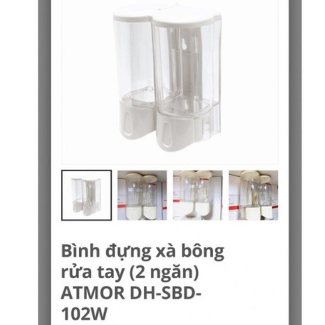 Bình Xà Bông Rửa Tay ATMOR DH-SBD-102W chính hãng