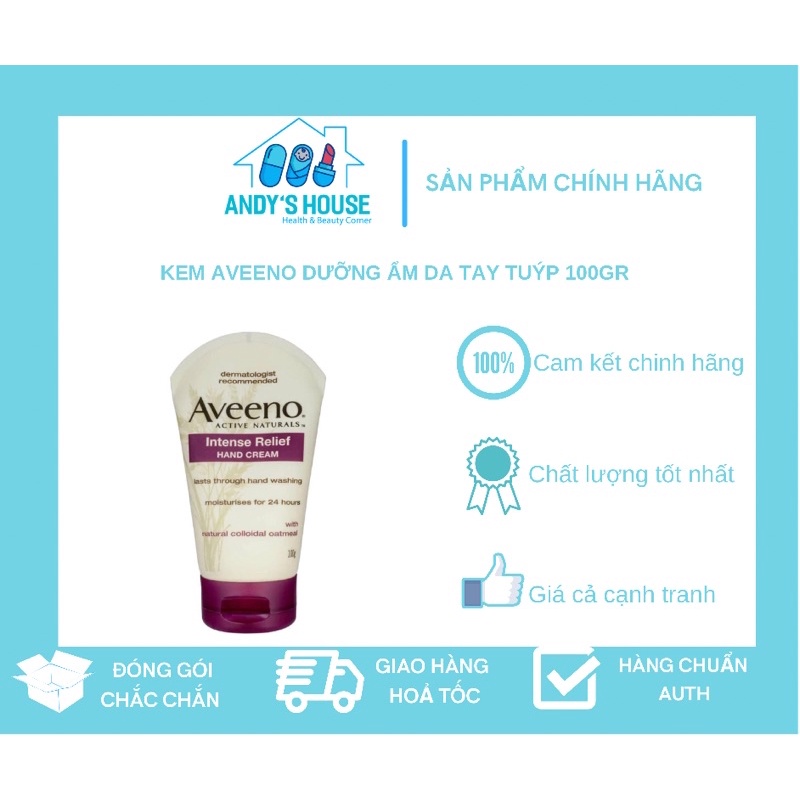 Kem Aveeno Dưỡng Ẩm Da Tay Tuýp 100gr