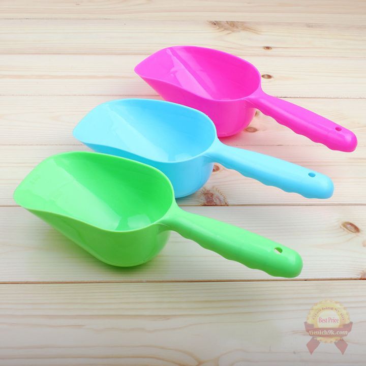 Muỗng xẻng lấy đồ ăn và xúc cát cho mèo chó loại to 24cm