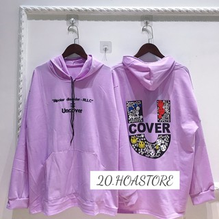 ÁO HOODIE TÍM UNCOVER UNISEX BASIC