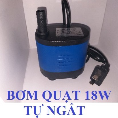 Máy bơm 18W màu xanh - bơm quạt điều hòa - máy bơm tự ngắt 18w xanh bảo hành đổi mới