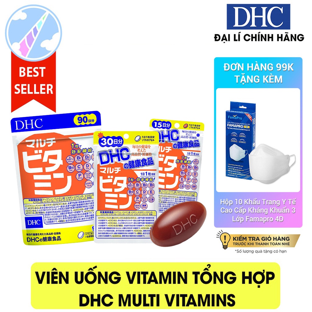Viên Uống Bổ Sung Vitamin Tổng Hợp DHC Multi Vitamins