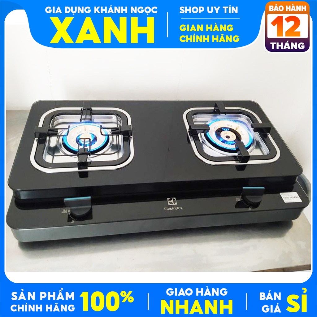 Bếp gas đôi Electrolux ETG728GKR Mới 100% Chính hãng +Tặng dây gas Hệ thống đánh lửa Magneto,tiết kiệm gas